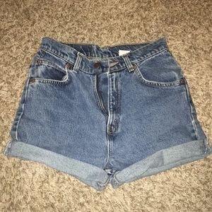 Old school levi’s shorts